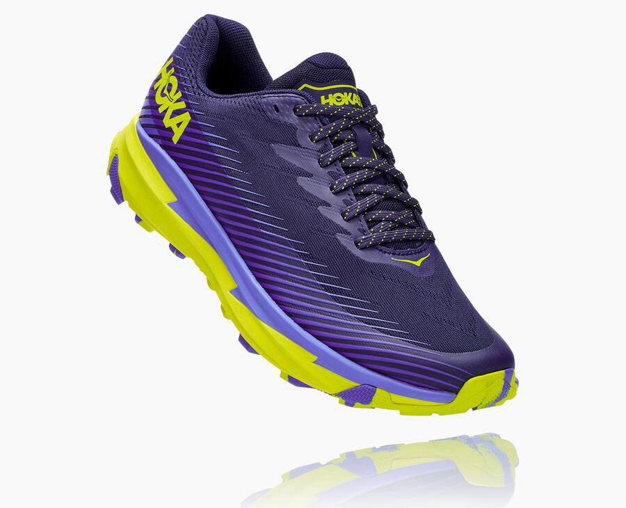 Tenis Trail Hoka One One Masculino Azuis/Verdes - Torrent 2 - 329-FPQZER